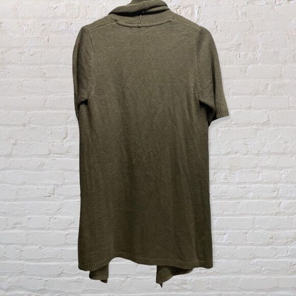 Gap Open front short sleeve drape cardigan size Small - Picture 2 of 3